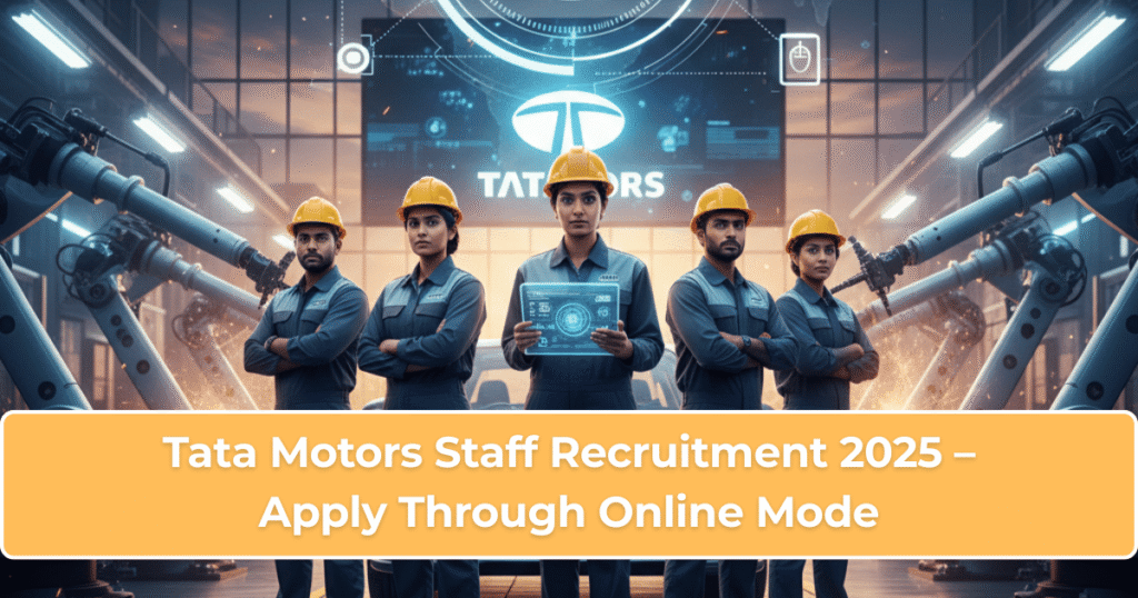 Tata Motors Staff Recruitment 2025 guide explaining eligibility, job roles, salary, required documents, and online application process.